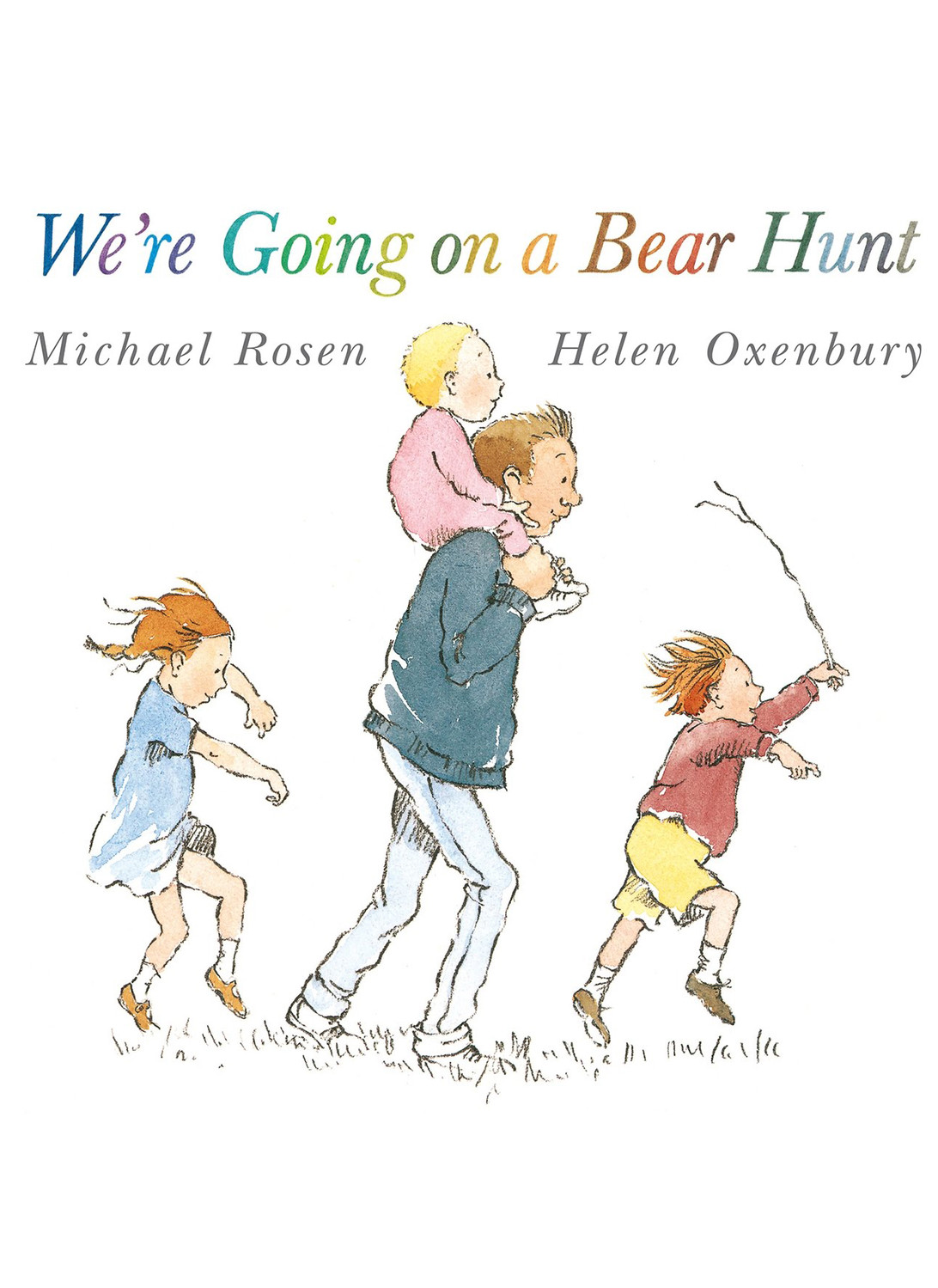 Идите я догоню. Идем ловить медведя книга. We are going on a Bear Hunt Michael Rosen.